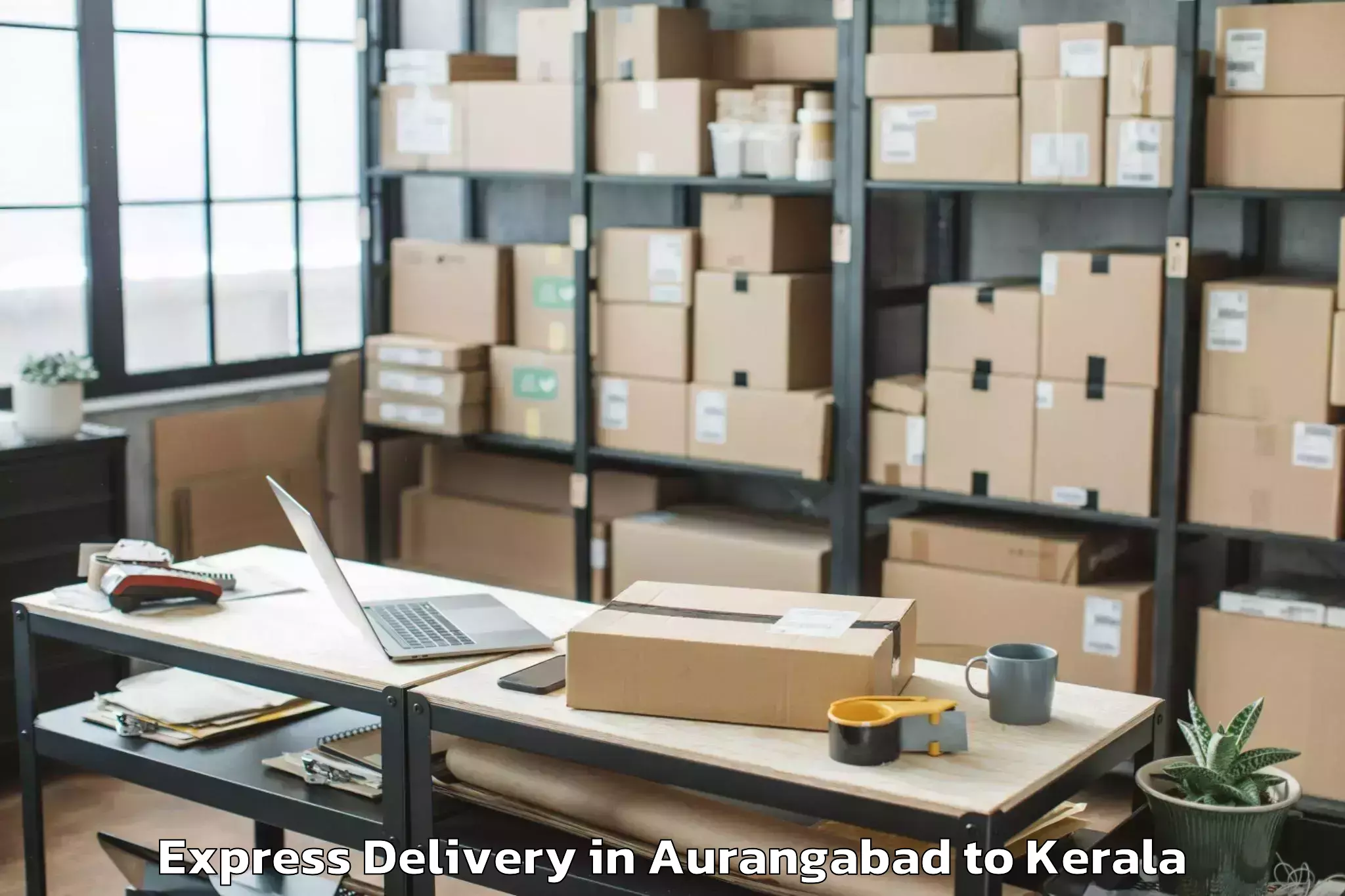 Efficient Aurangabad to Kozhenchery Express Delivery